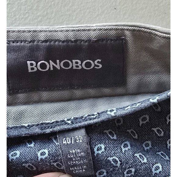 Bonobos Khakis Pants Men's 40 x 32*** Tan-Gray - Picture 4 of 16